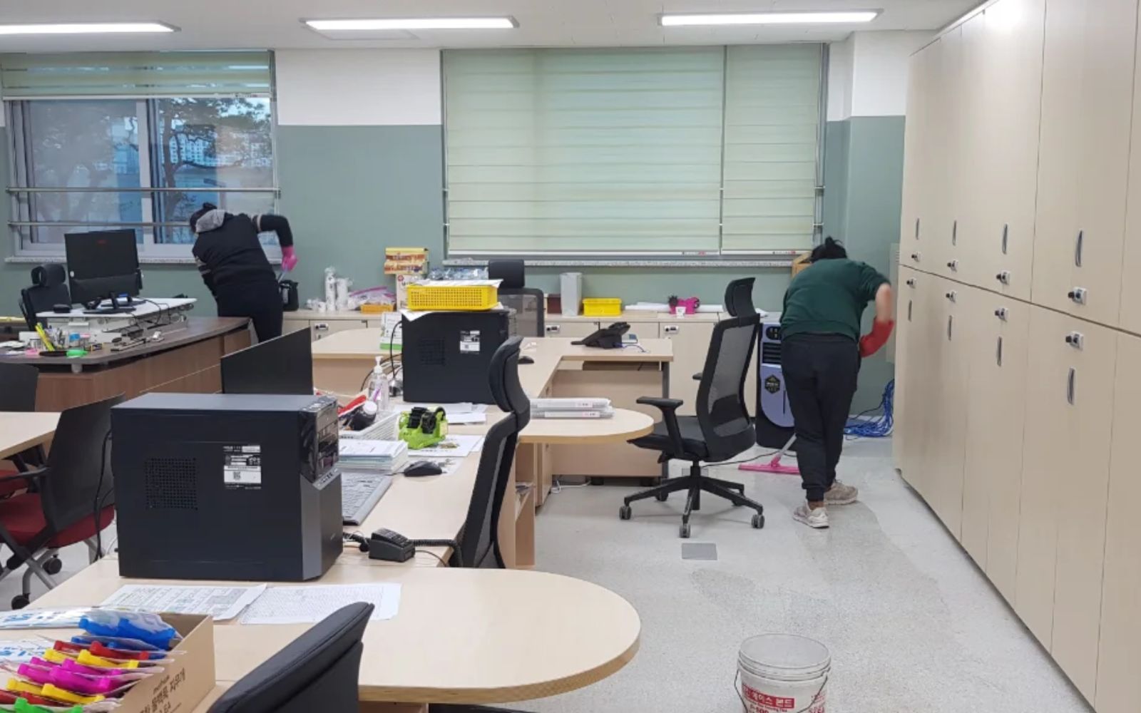 이솔초등학교 준공 청소